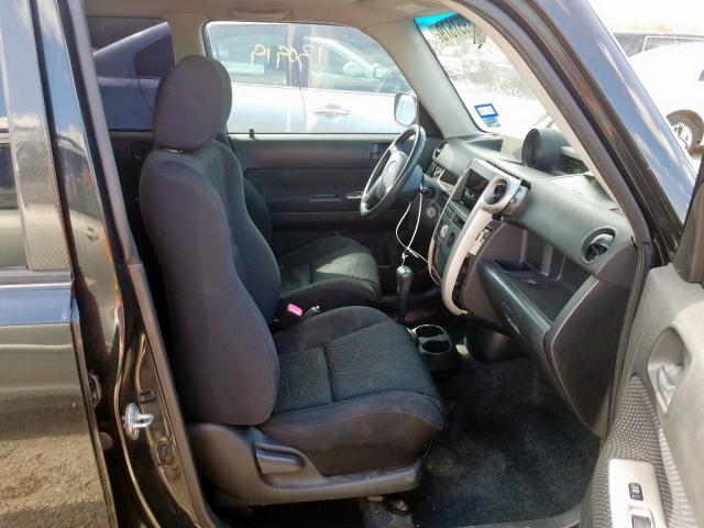 JTLKT324054029519 - 2005 TOYOTA SCION XB შავი ფოტო 5