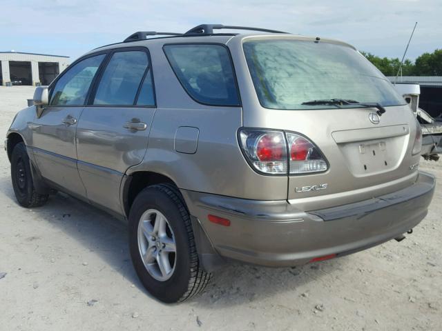 JTJGF10U230151039 - 2003 LEXUS RX 300 GOLD photo 3