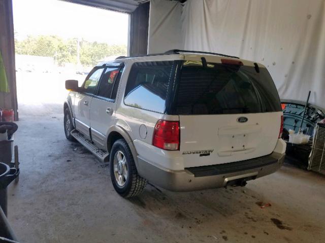 1FMFU18L64LB28004 - 2004 FORD EXPEDITION WHITE photo 3