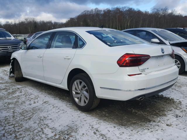 1VWBA7A30JC006451 - 2018 VOLKSWAGEN PASSAT SE WHITE photo 3