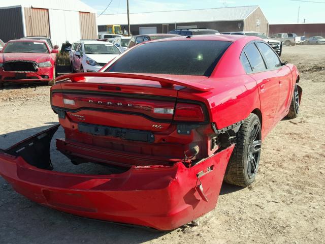 2C3CDXDT1EH371755 - 2014 DODGE CHARGER R/ RED photo 3