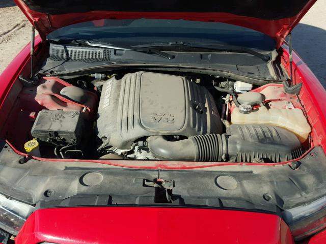 2C3CDXDT1EH371755 - 2014 DODGE CHARGER R/ RED photo 7