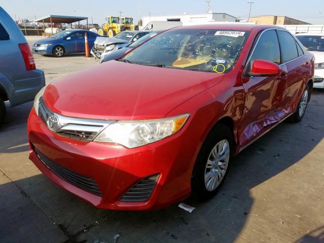 4T4BF1FK4CR270224 - 2012 TOYOTA CAMRY BASE RED photo 2