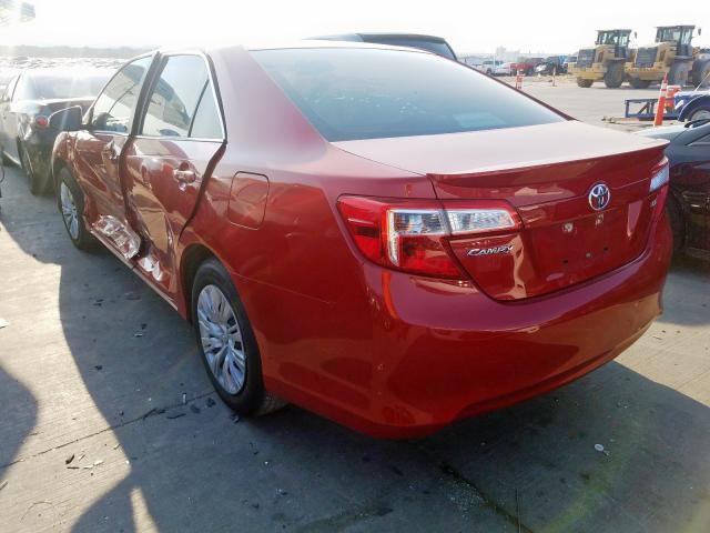 4T4BF1FK4CR270224 - 2012 TOYOTA CAMRY BASE RED photo 3