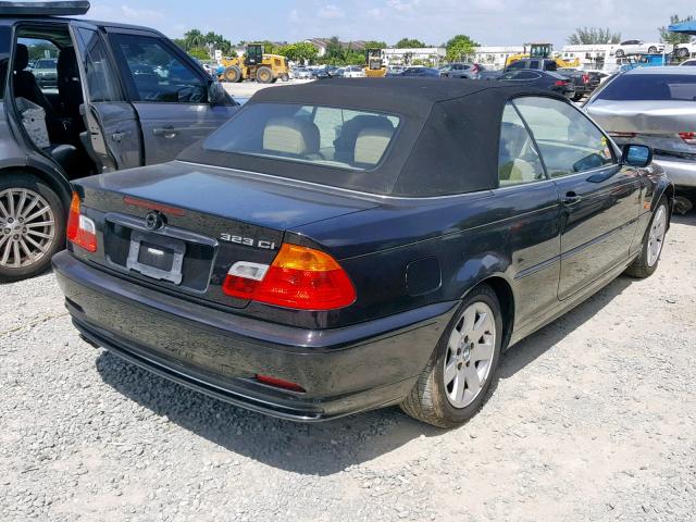 WBABR3346YEB39627 - 2000 BMW 323 CI BLACK photo 4