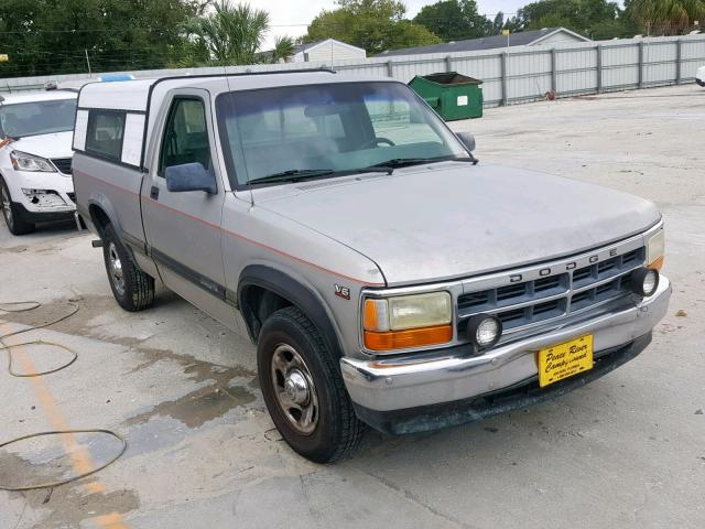 1B7FL26X7RS623781 - 1994 DODGE DAKOTA GRAY photo 1