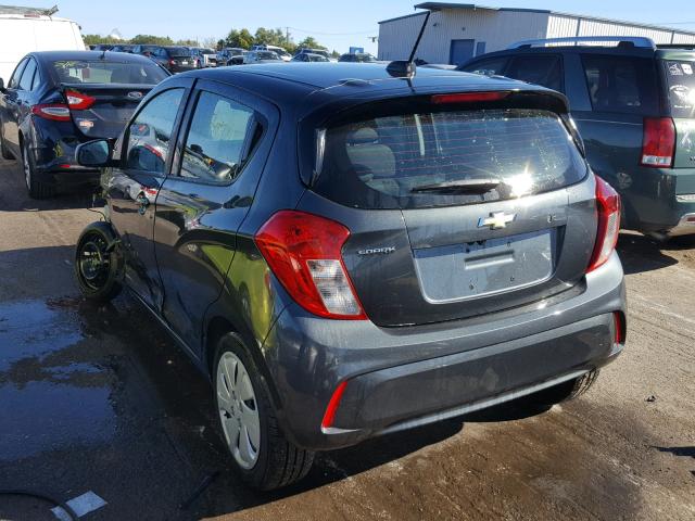 KL8CB6SA5JC425125 - 2018 CHEVROLET SPARK LS BLACK photo 3