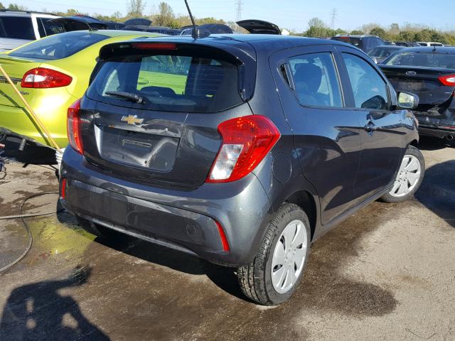 KL8CB6SA5JC425125 - 2018 CHEVROLET SPARK LS BLACK photo 4