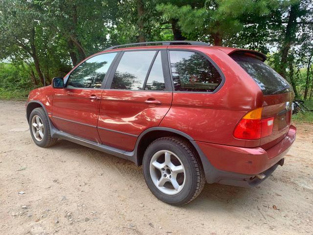 5UXFA53573LV83695 - 2003 BMW X5 3.0I RED photo 3