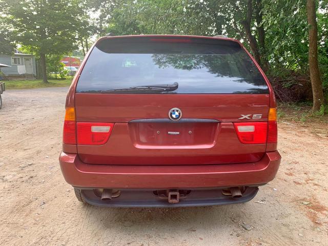 5UXFA53573LV83695 - 2003 BMW X5 3.0I RED photo 8