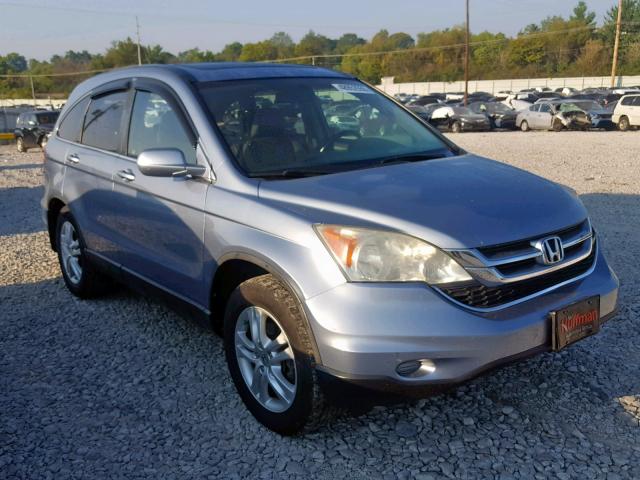 5J6RE4H7XAL044955 - 2010 HONDA CR-V EXL BLUE photo 1