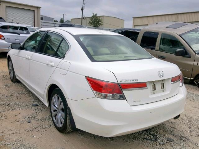 1HGCP2F88BA082933 - 2011 HONDA ACCORD EXL WHITE photo 3