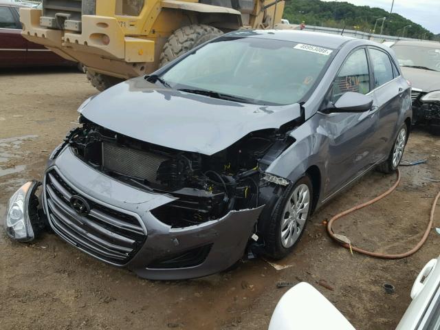 KMHD35LH2GU299688 - 2016 HYUNDAI ELANTRA GT GRAY photo 2