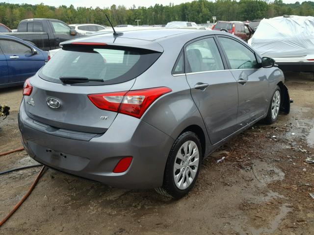 KMHD35LH2GU299688 - 2016 HYUNDAI ELANTRA GT GRAY photo 4