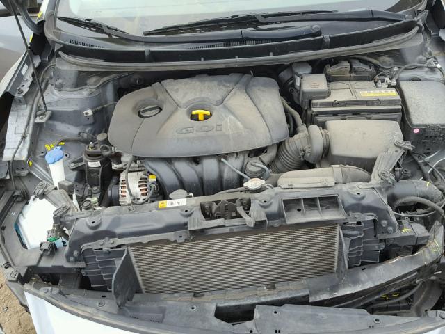 KMHD35LH2GU299688 - 2016 HYUNDAI ELANTRA GT GRAY photo 7