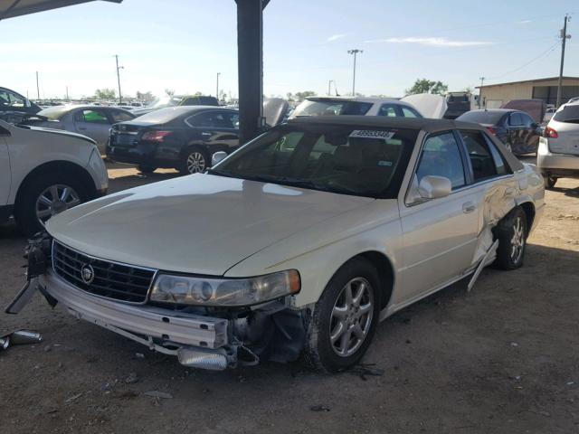 1G6KY5495YU146506 - 2000 CADILLAC SEVILLE ST WHITE photo 2