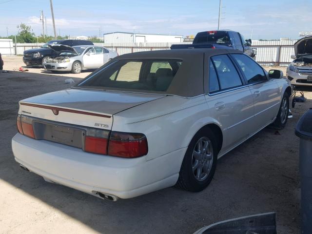 1G6KY5495YU146506 - 2000 CADILLAC SEVILLE ST WHITE photo 4