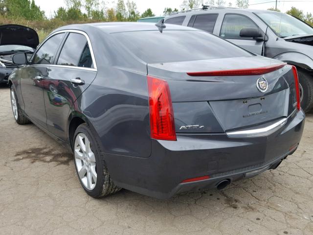 1G6AG5RX3E0162907 - 2014 CADILLAC ATS GRAY photo 3