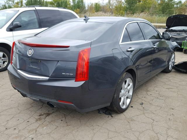 1G6AG5RX3E0162907 - 2014 CADILLAC ATS GRAY photo 4