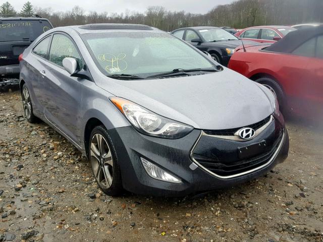 KMHDH6AE6DU019170 - 2013 HYUNDAI ELANTRA CO GRAY photo 1