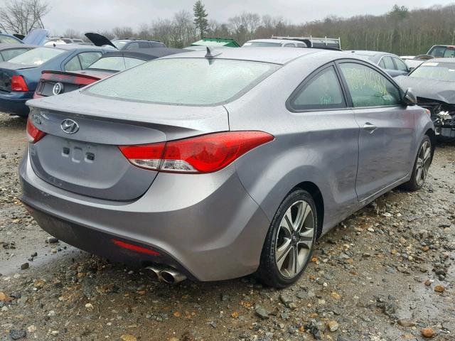 KMHDH6AE6DU019170 - 2013 HYUNDAI ELANTRA CO GRAY photo 4