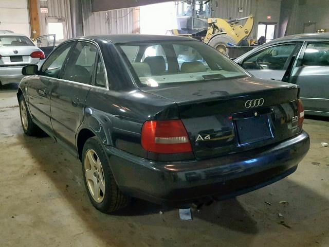 WAUDH28D4YA168059 - 2000 AUDI A4 2.8 QUA BLACK photo 3