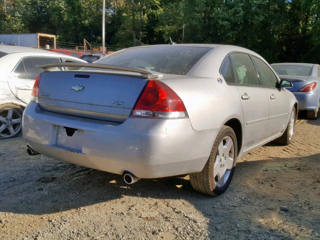 2G1WD58C469188877 - 2006 CHEVROLET IMPALA SUP Күміс фото 4