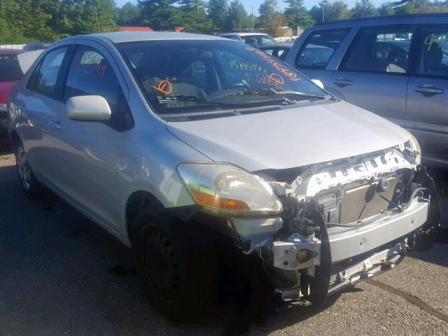 JTDBT923681246598 - 2008 TOYOTA YARIS SILVER photo 1