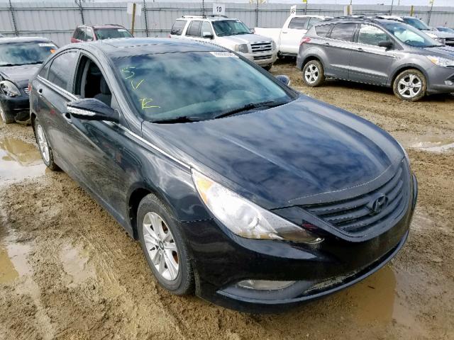 5NPEB4AC3EH938567 - 2014 HYUNDAI SONATA GLS BLACK photo 1