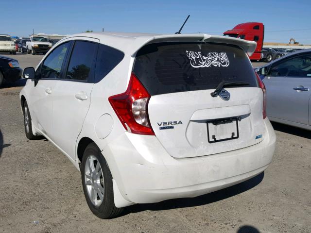 3N1CE2CP2EL369698 - 2014 NISSAN VERSA NOTE WHITE photo 3