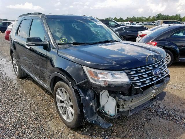 1FM5K7F82HGC23225 - 2017 FORD EXPLORER L BLACK photo 1