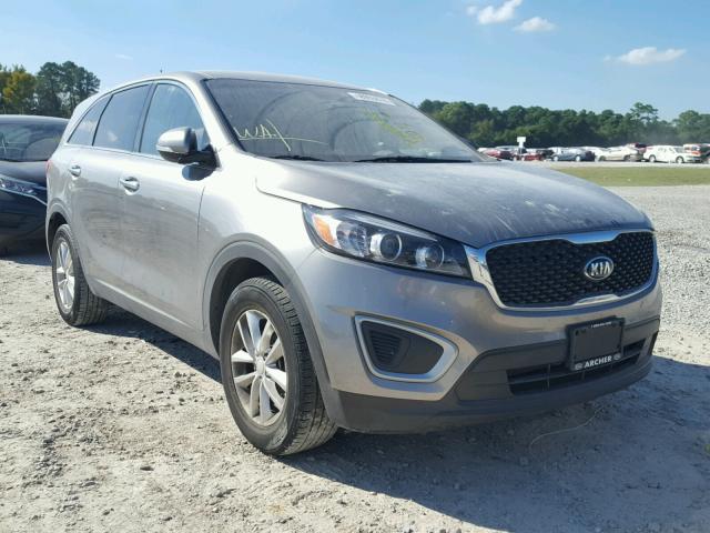 5XYPG4A35HG224848 - 2017 KIA SORENTO LX GRAY photo 1