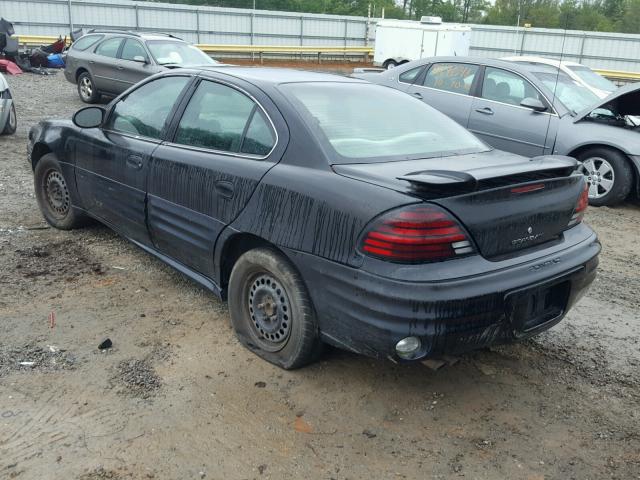 1G2NE52F32C288494 - 2002 PONTIAC GRAND AM S BLACK photo 3