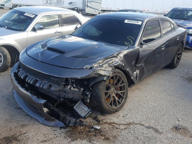 2C3CDXL95GH338864 - 2016 DODGE CHARGER SR CHARCOAL photo 2