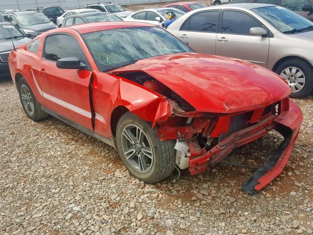 1ZVBP8AM9C5267212 - 2012 FORD MUSTANG RED photo 1