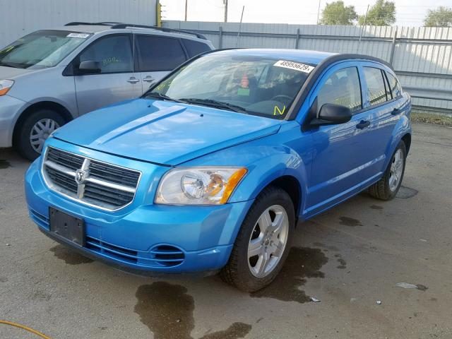 1B3HB48B68D546205 - 2008 DODGE CALIBER SX BLUE photo 2