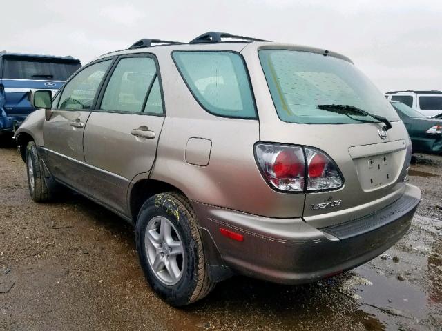 JTJHF10U930292615 - 2003 LEXUS RX 300 GOLD photo 3