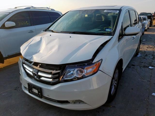 5FNRL5H67HB024751 - 2017 HONDA ODYSSEY EX WHITE photo 2