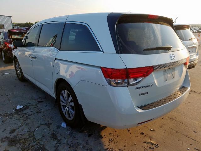 5FNRL5H67HB024751 - 2017 HONDA ODYSSEY EX WHITE photo 3