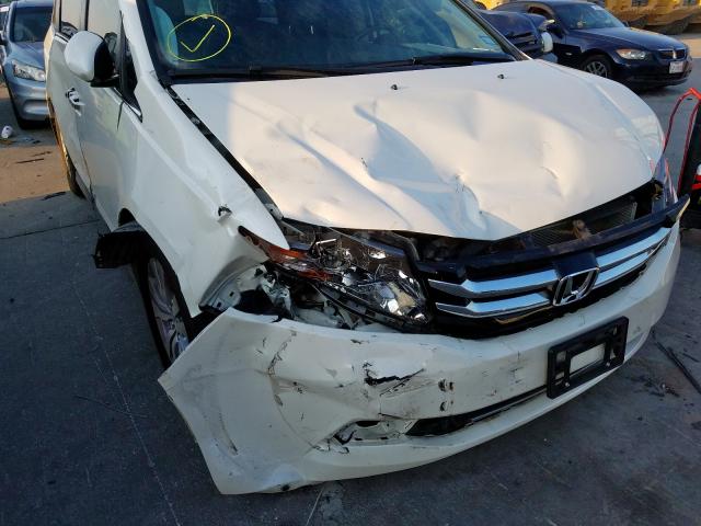 5FNRL5H67HB024751 - 2017 HONDA ODYSSEY EX WHITE photo 9