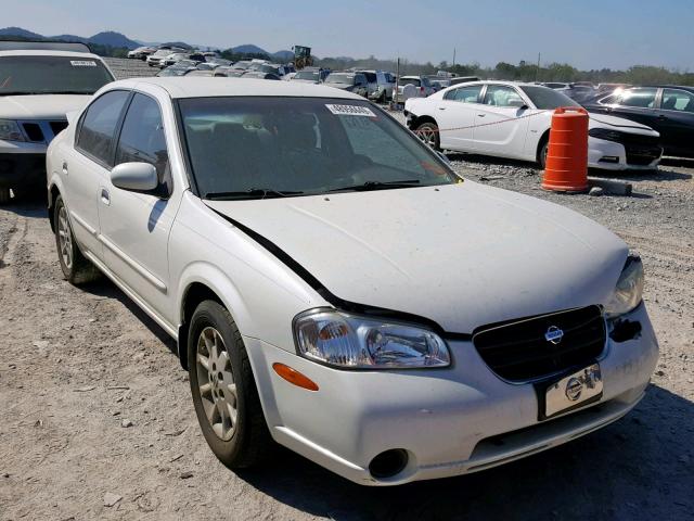 JN1CA31D71T833486 - 2001 NISSAN MAXIMA GXE WHITE photo 1