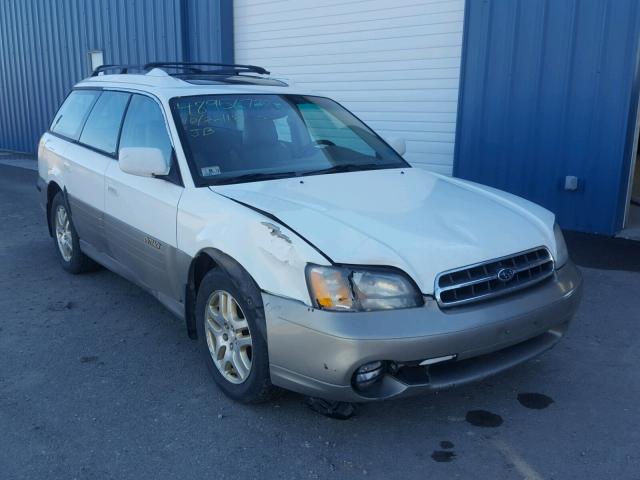 4S3BH686316629389 - 2001 SUBARU LEGACY OUT WHITE photo 1