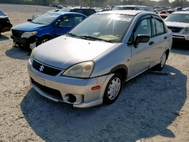 JS2RA62S665304358 - 2006 SUZUKI AERIO SILVER photo 2