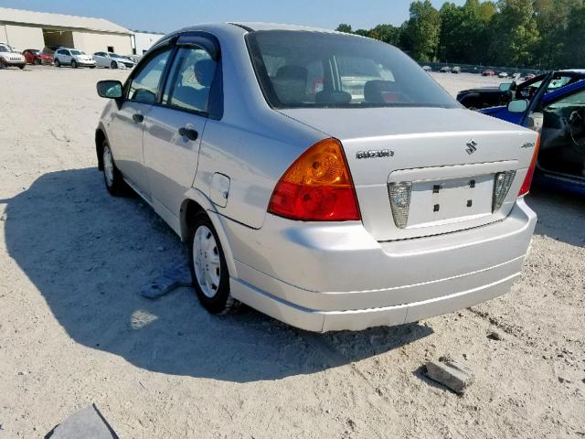 JS2RA62S665304358 - 2006 SUZUKI AERIO SILVER photo 3