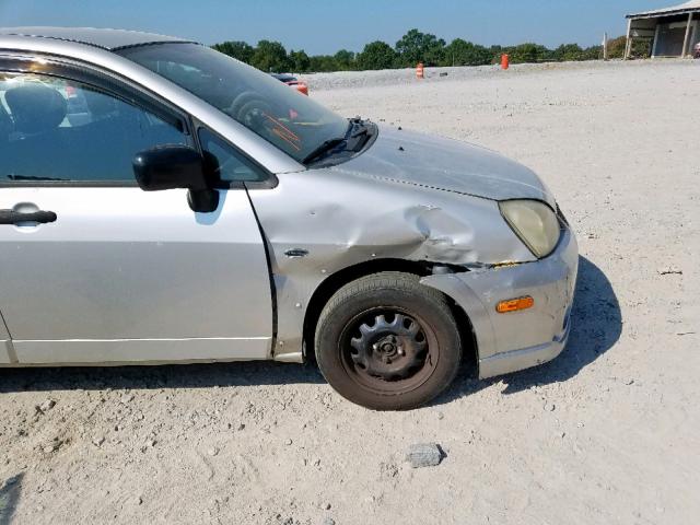 JS2RA62S665304358 - 2006 SUZUKI AERIO SILVER photo 9