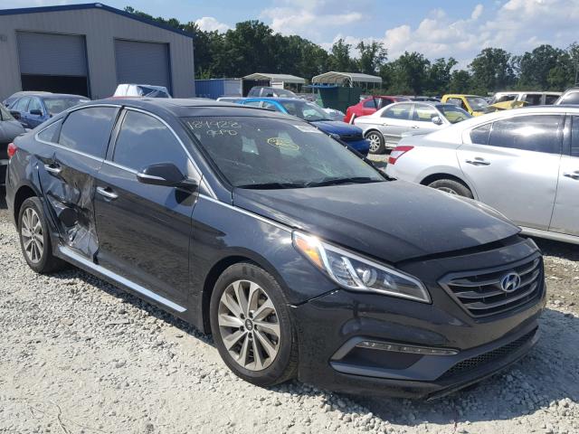 5NPE34AF2GH427037 - 2016 HYUNDAI SONATA SPO BLACK photo 1