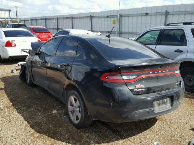 1C3CDFBB2FD140382 - 2015 DODGE DART SXT BLACK photo 3