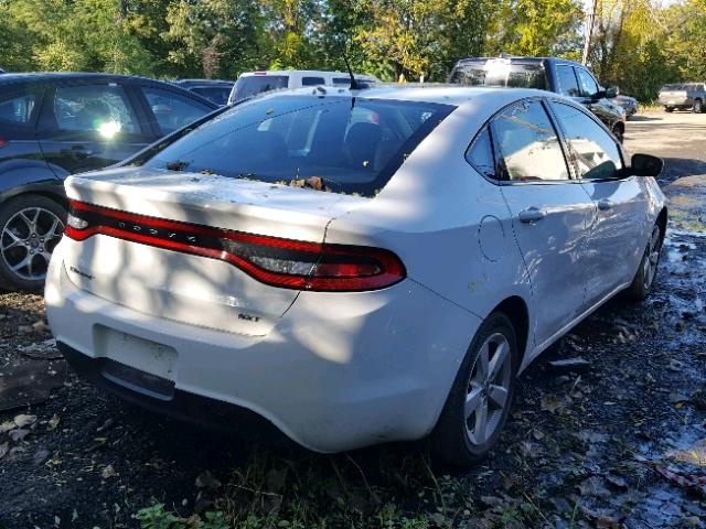 1C3CDFBB4FD309656 - 2015 DODGE DART SXT WHITE photo 4