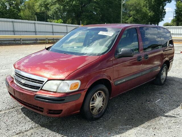 1GNDX03E53D150744 - 2003 CHEVROLET VENTURE RED photo 2