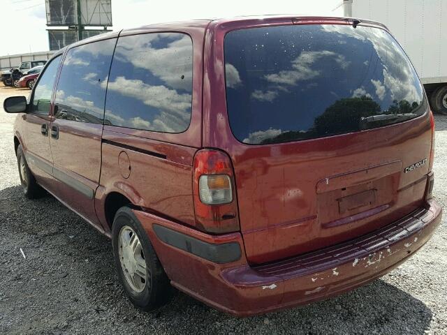 1GNDX03E53D150744 - 2003 CHEVROLET VENTURE RED photo 3